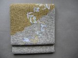 袋帯 篩(ふるえ) いろは ベージュ