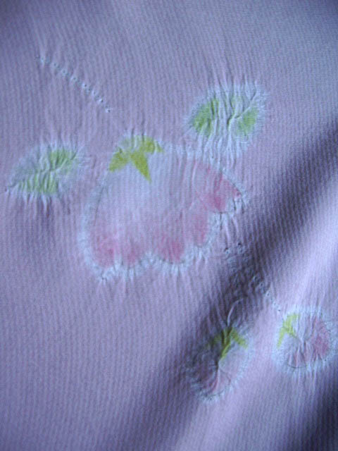ピンク桜のきもの
