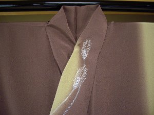 滝沢晃の訪問着コーディネート 麦