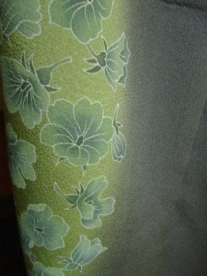 滝沢晃の訪問着コーディネート 花
