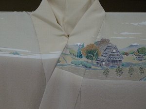 滝沢晃の訪問着コーディネート 合掌造りの里