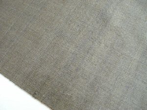 こだわりの織り物 きもの 紬着尺 無地茶 1