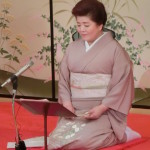 昨日の銀座くらま会で桜ゴルフの佐川社長の小唄　ロータリー倶楽部