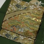 豪華な手刺繍丸帯と河村織物の逸品袋帯