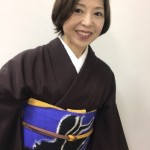 絹ごこちの長襦袢の手洗いと秋単衣のきもの