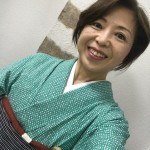 女子会の江戸小紋と紬の方が似合うかも？
