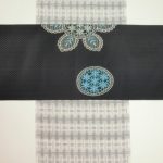 秋に嬉しい上質な手織り米沢紬と締めやすい八寸名古屋帯コーデ