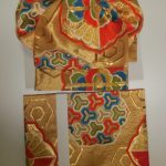 振袖用袋帯作り帯（ふくら雀）を２点お作りいたしました。