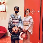 大島紬で御園座を楽しむEiko様からのご報告