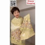 紬手絞り辻が花訪問着春の詩（日本染色作家展入選作品）【ショッピング】#shorts
