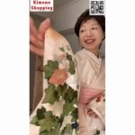 京友禅訪問着　始興四季草花図肌クリーム【ショッピング】#shorts