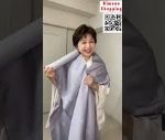＜着物入門者にお薦め＞七宝地紋入り上質江戸小紋青万筋着尺【ショッピング】#shorts