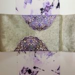 ＜ご注文いただけます＞4月13日までお買い得！書の小紋とビロード袋帯コーディネート