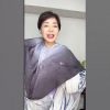 濁った暗い色の着物が似合う個性 #kimono#shorts