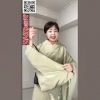 【ショッピング】加賀友禅訪問着南克治作抹茶地に花と袋帯コーデ#shopping #kimono #きもの人 #入学卒業式#shorts