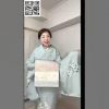 【ショッピング】加賀友禅訪問着モチーフ花緑地と袋帯コーディネート #kimono  #伊藤康子#きもの人#shorts