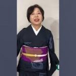 カシミアマントで着物防寒対策#着物 #防寒 #shorts #きもの人