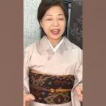 細かい柄を作るのは織る前の糸に染める段階から大変#本場結城紬#着物 #japan #kimono #コーディネート #shopping #きもの人 #shorts