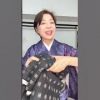 染めと織りの見極め　後染と先染め#kimono #着物 #japan #コーディネート #きもの人 #伊藤康子