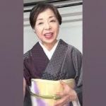 パステルカラーだけがお嬢様の色ではない#kimono #着物 #着物コーディネート #japan #shorts