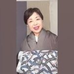 上品で穏やかで他にはない着姿#着物 ＃お召#ショッピング#買い物