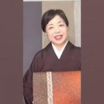 高級なところにお食事に行くけど、訪問着ほどぎょうぎょうしくないのがお召です#着物 ＃お召#ショッピング#買い物