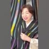 黒にカラフルな長井紬の着物#着物#shopping #ショッピング#きもの人