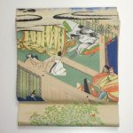 加賀友禅訪問着、牛首紬訪問着、本金袋帯 日本最古の物語竹取物語（かぐや姫） 入荷！