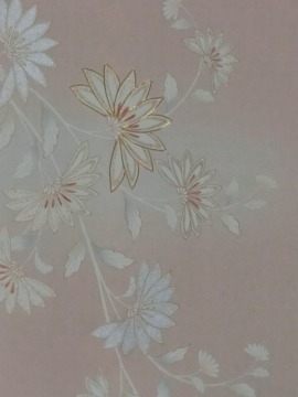 付け下げ ベージュ付け下げ モダン唐草