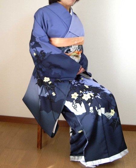 日展作家 丹下雄介の訪問着 きゅうり … きもの人 高級和装着物専門通販