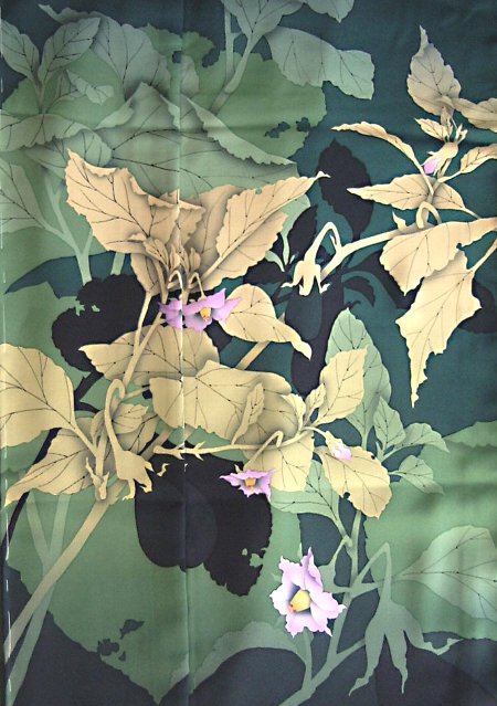 日展作家 丹下雄介の訪問着 ナス … きもの人 高級和装着物専門 日展作家 丹下雄介の訪問着 ナス … きもの人 高級和装着物専門