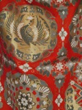 High-quality hand-painted long-sleeved kimono, pine, bamboo and plum, made by Masakazu Adachi